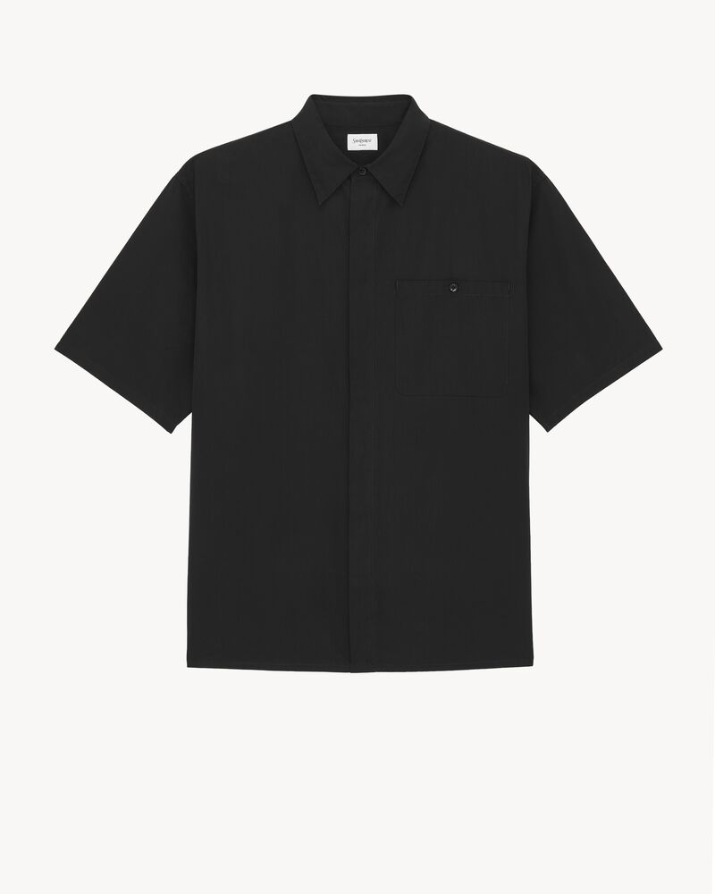 pajama shirt In cotton poplin