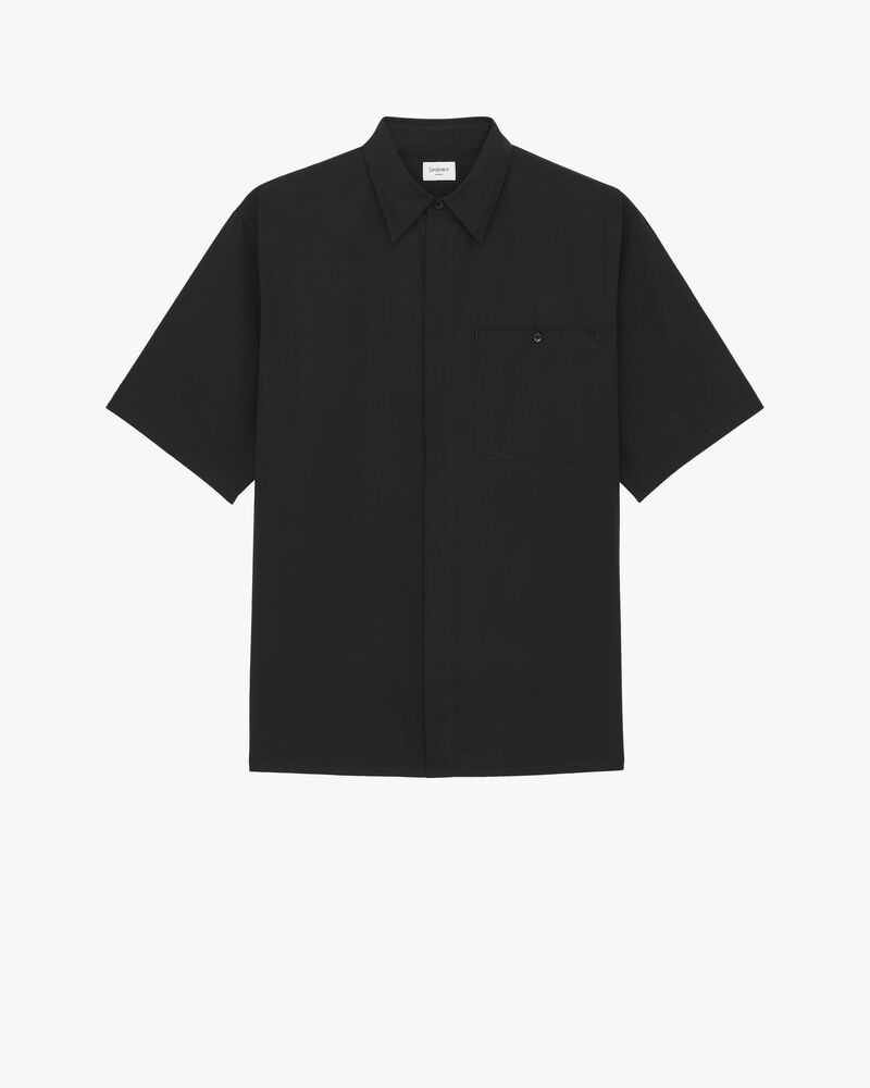 pajama shirt In cotton poplin