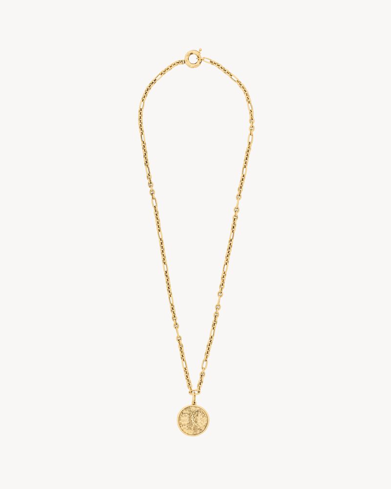 CASSANDRE medallion necklace in metal