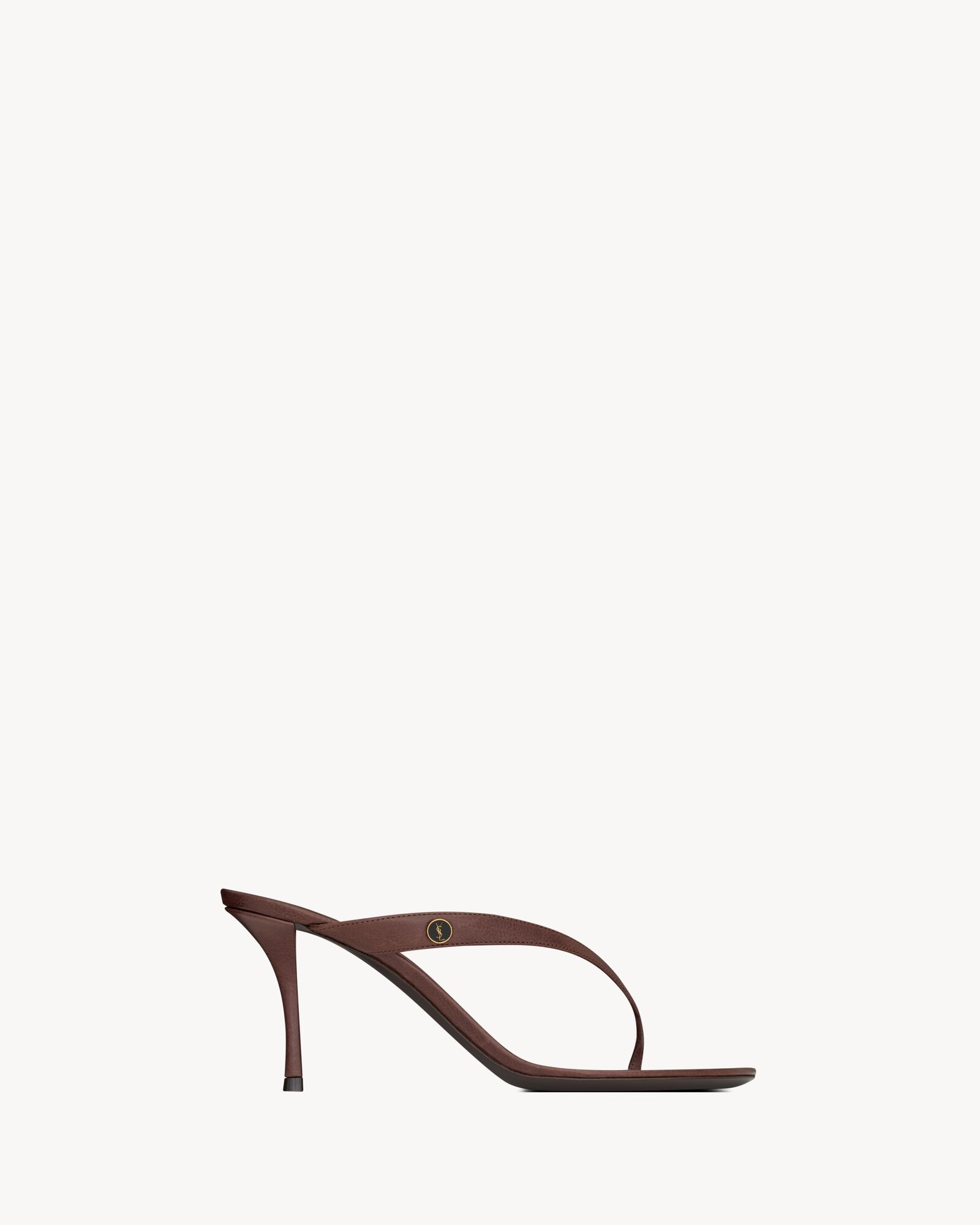 SUE mules in grained leather — 86079525V002240