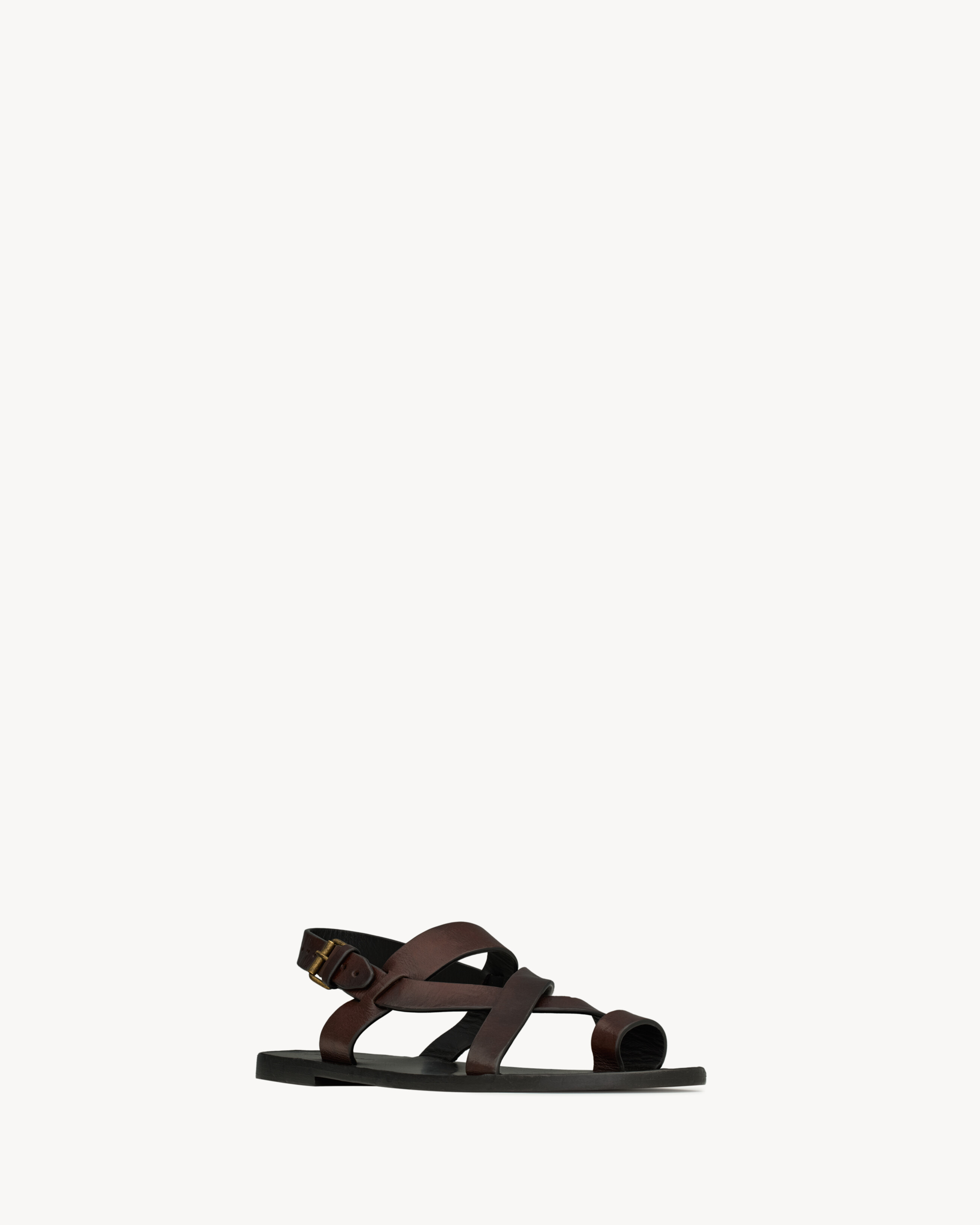 IOS sandals in smooth leather