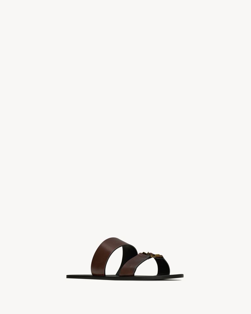 BABYLONE slides in smooth leather