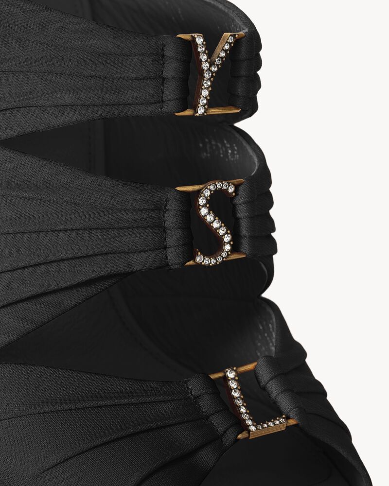 EMILIE mules en crêpe satin