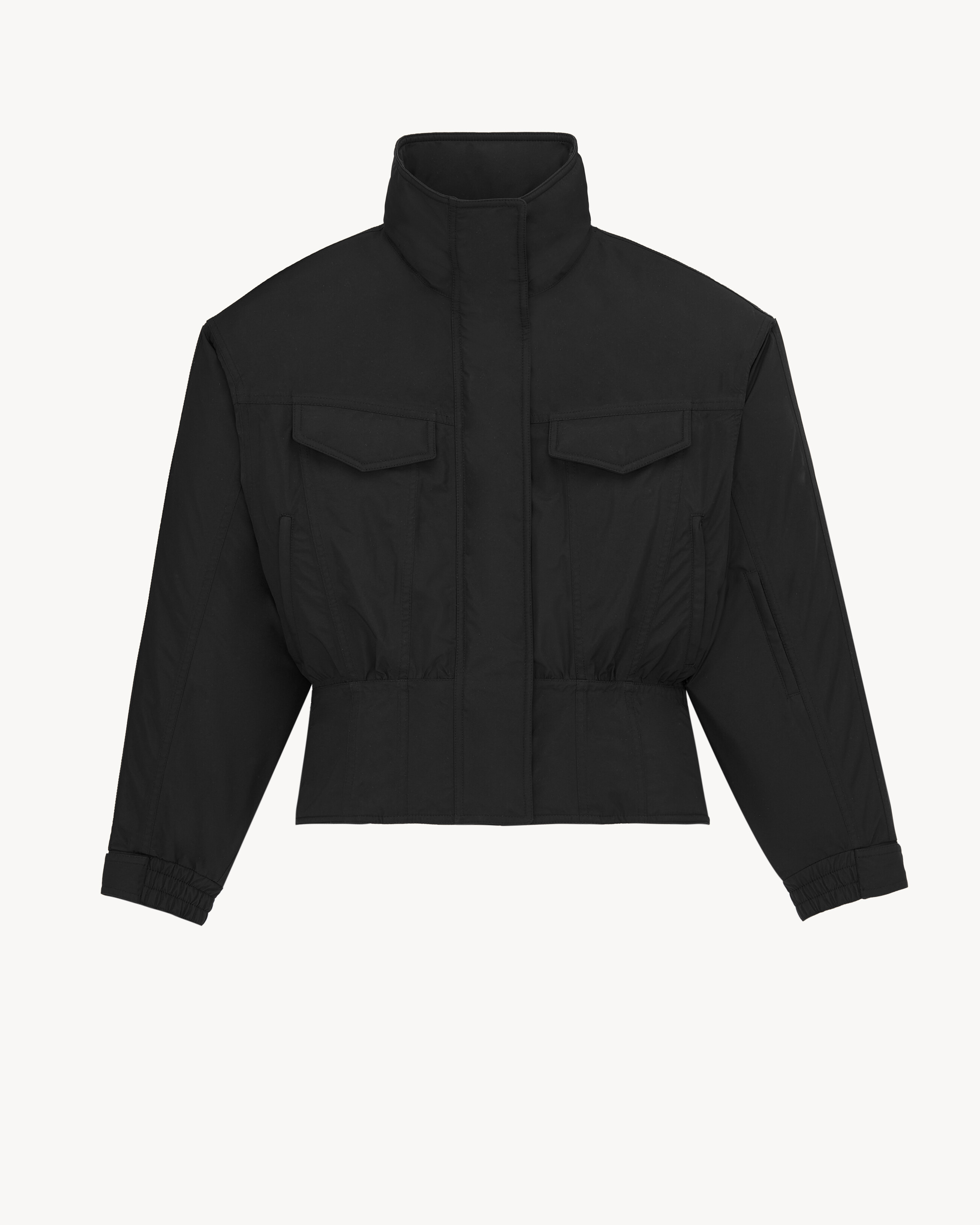 JACKET IN WATER-REPELLENT CANVAS