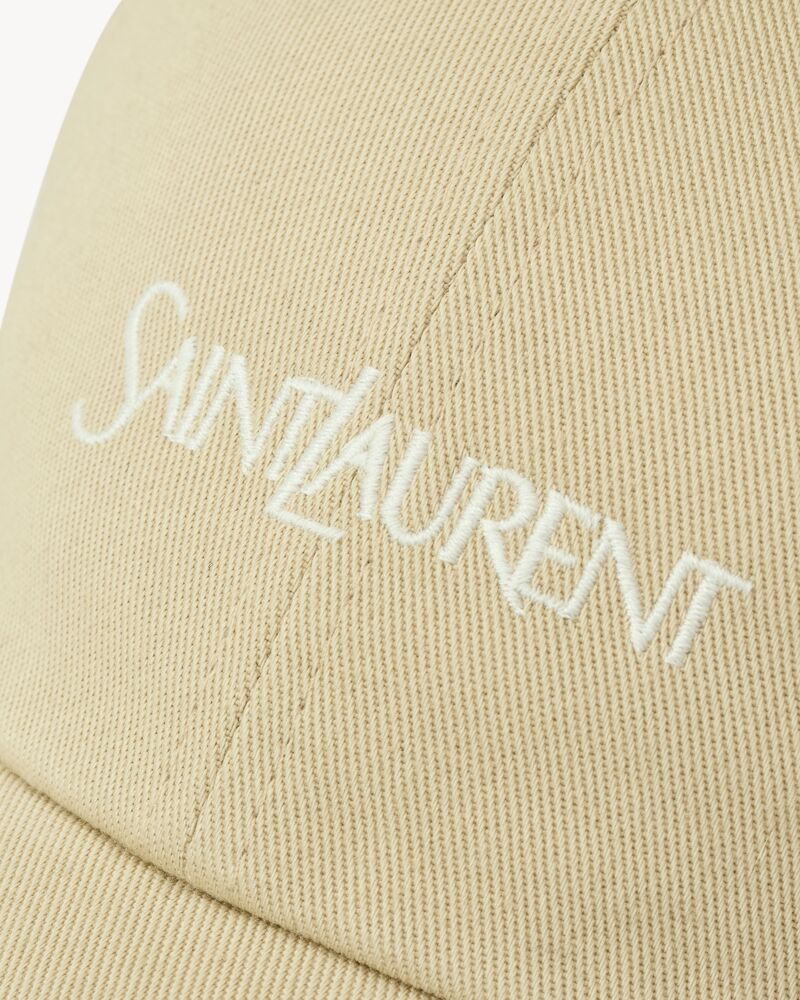 SAINT LAURENT cap in cotton gabardine