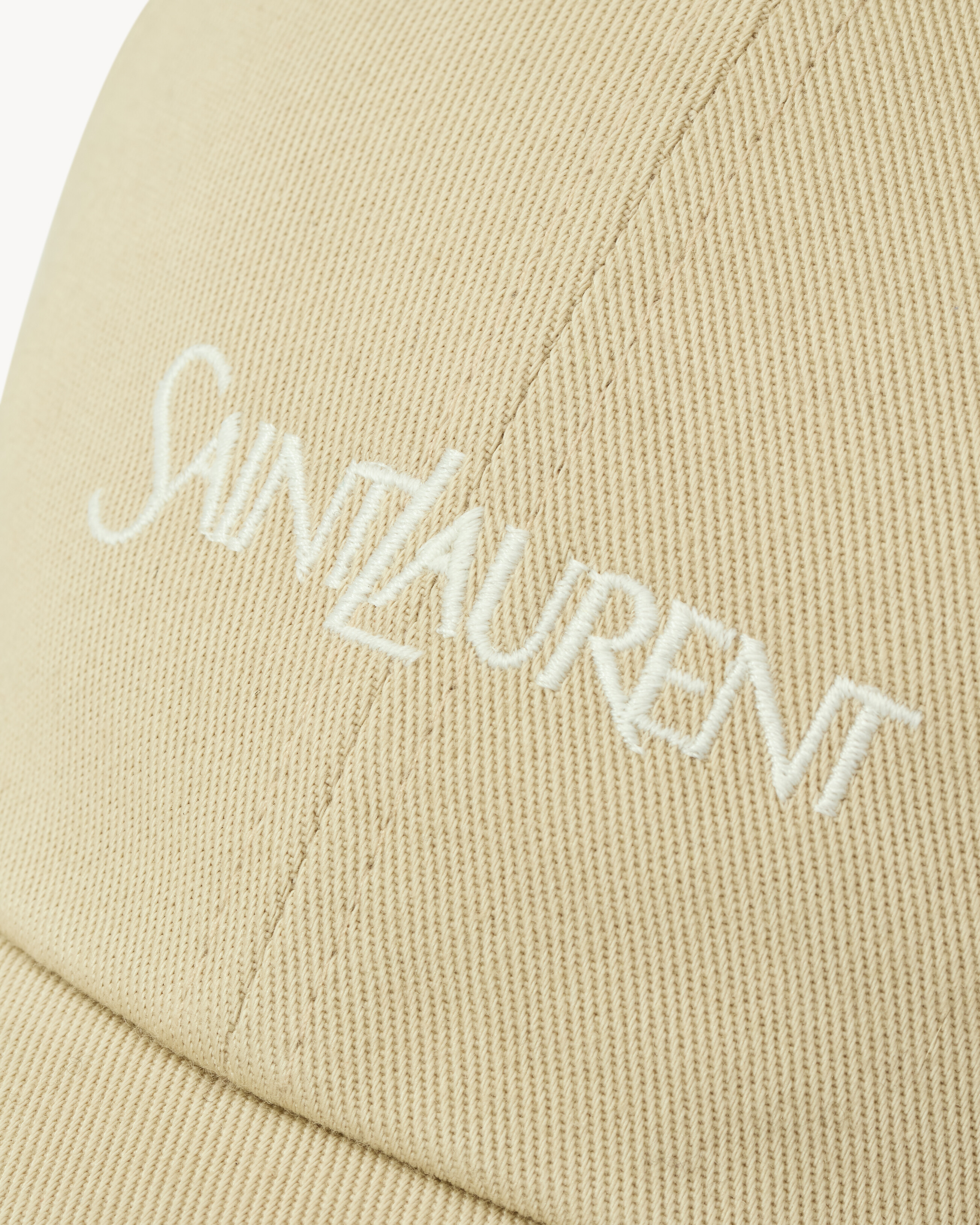 SAINT LAURENT casquette en gabardine de coton