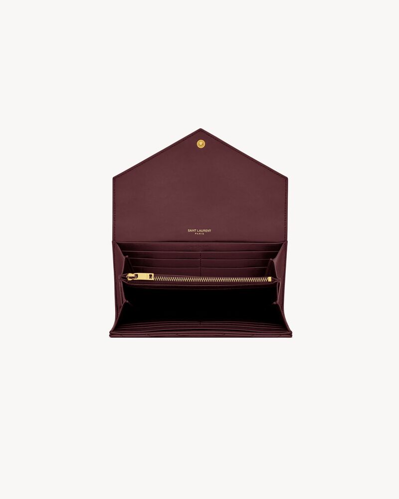CASSANDRE large flap wallet in lambskin