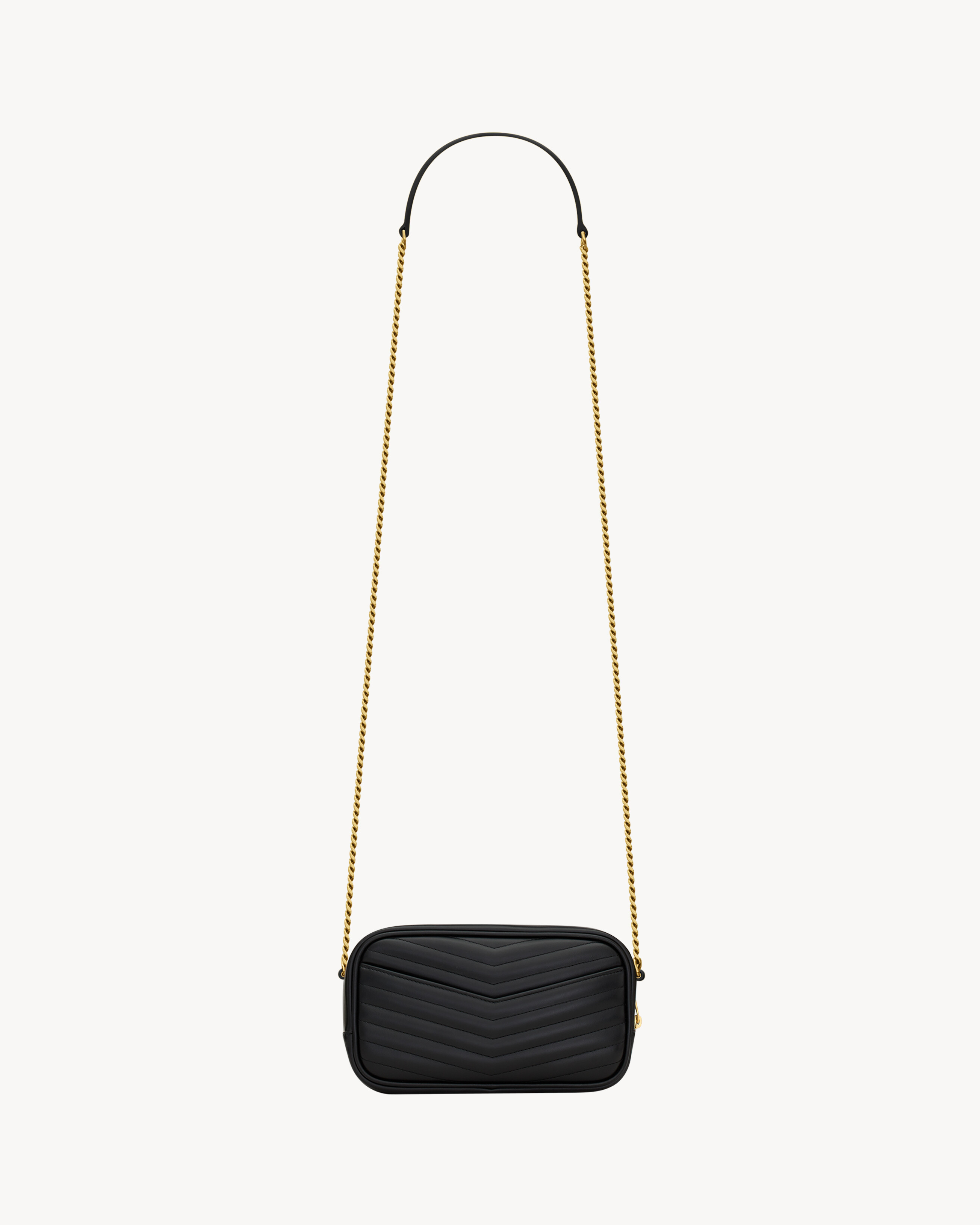 Lou mini de piel acolchada