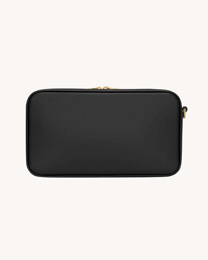 SAINT LAURENT PARIS travel pouch in smooth leather
