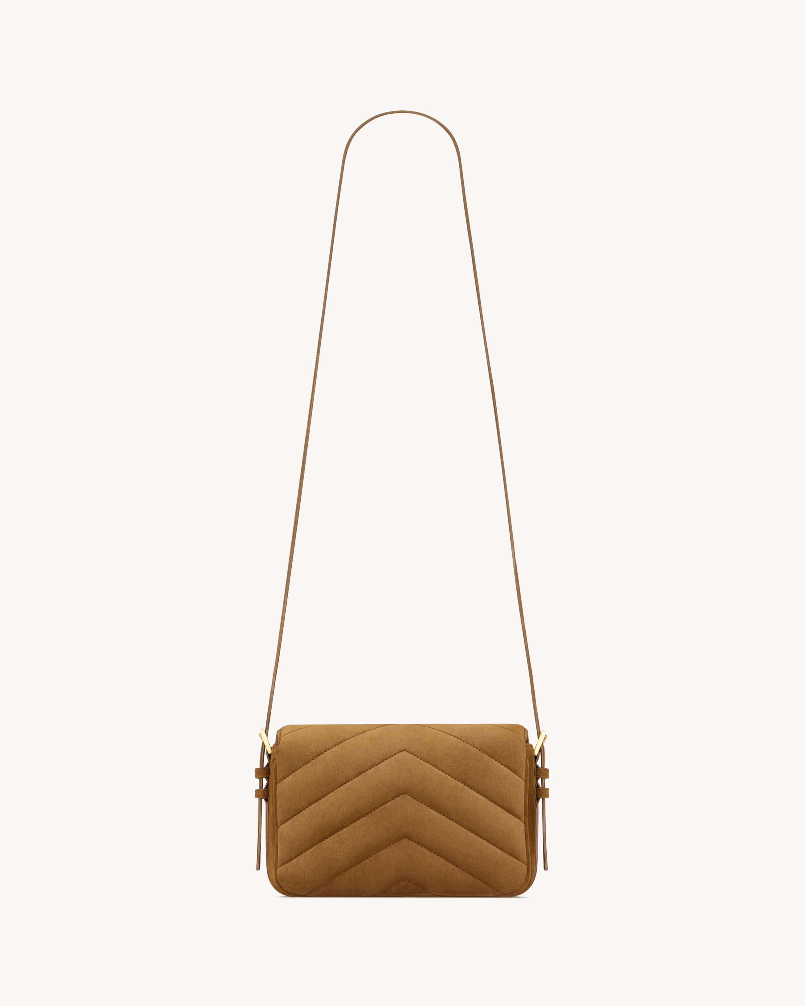 LOULOU toy crossbody in MATELASSÉ suede