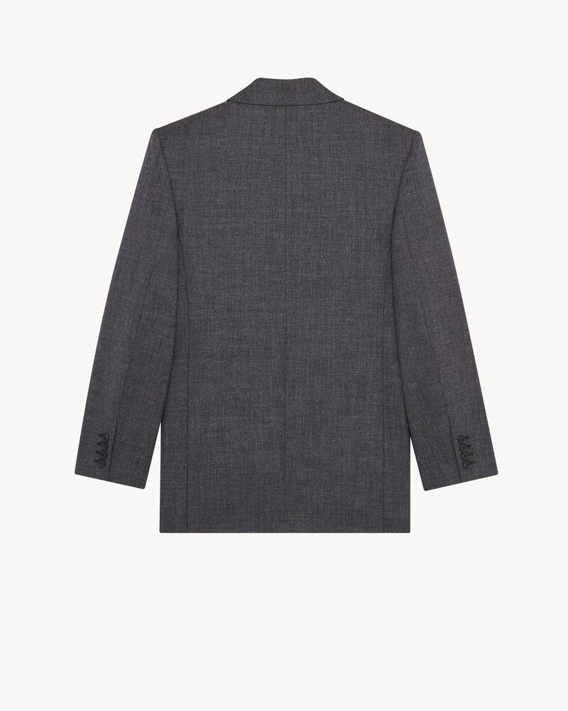 long jacket in wool
