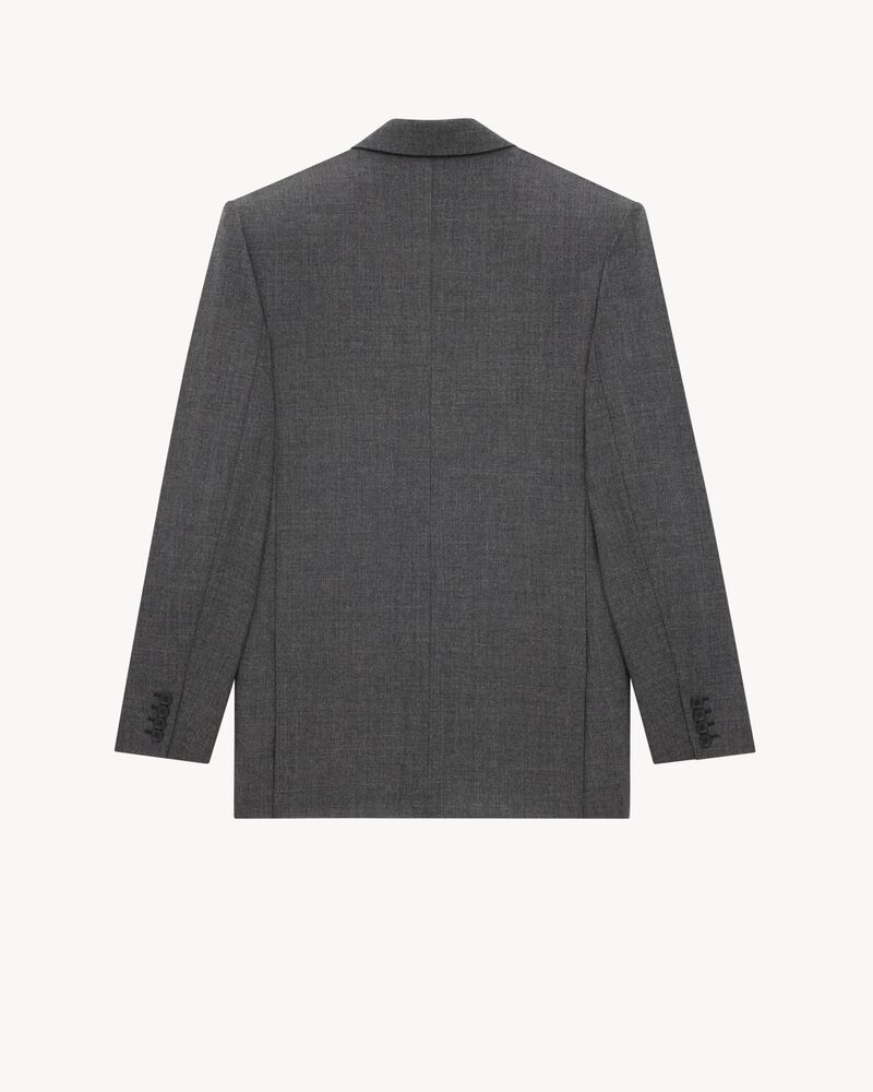 long jacket in wool