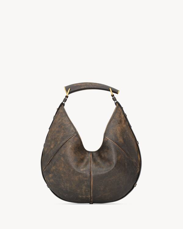 MOMBASA medium in leather in Brown | Saint Laurent | YSL EN-US