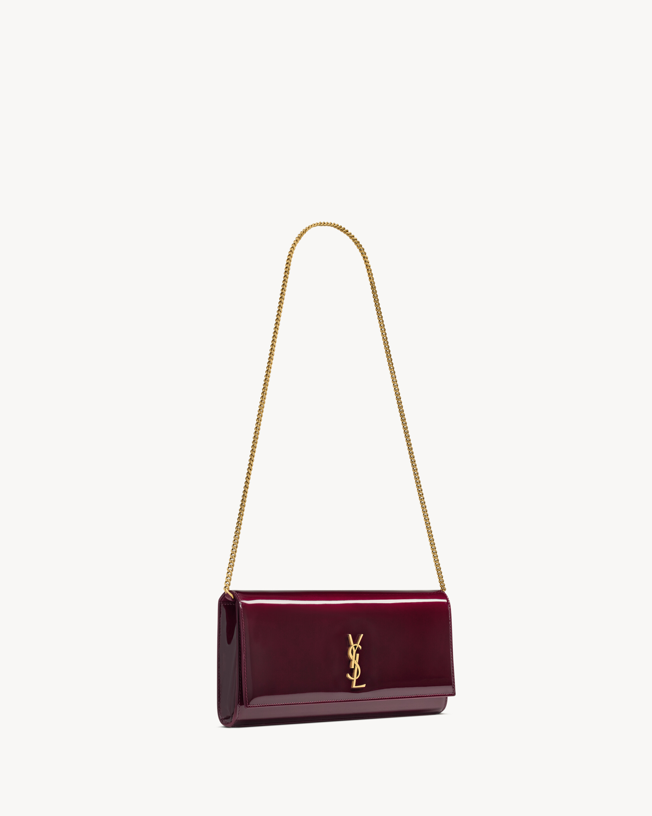 KATE clutch in patent leather