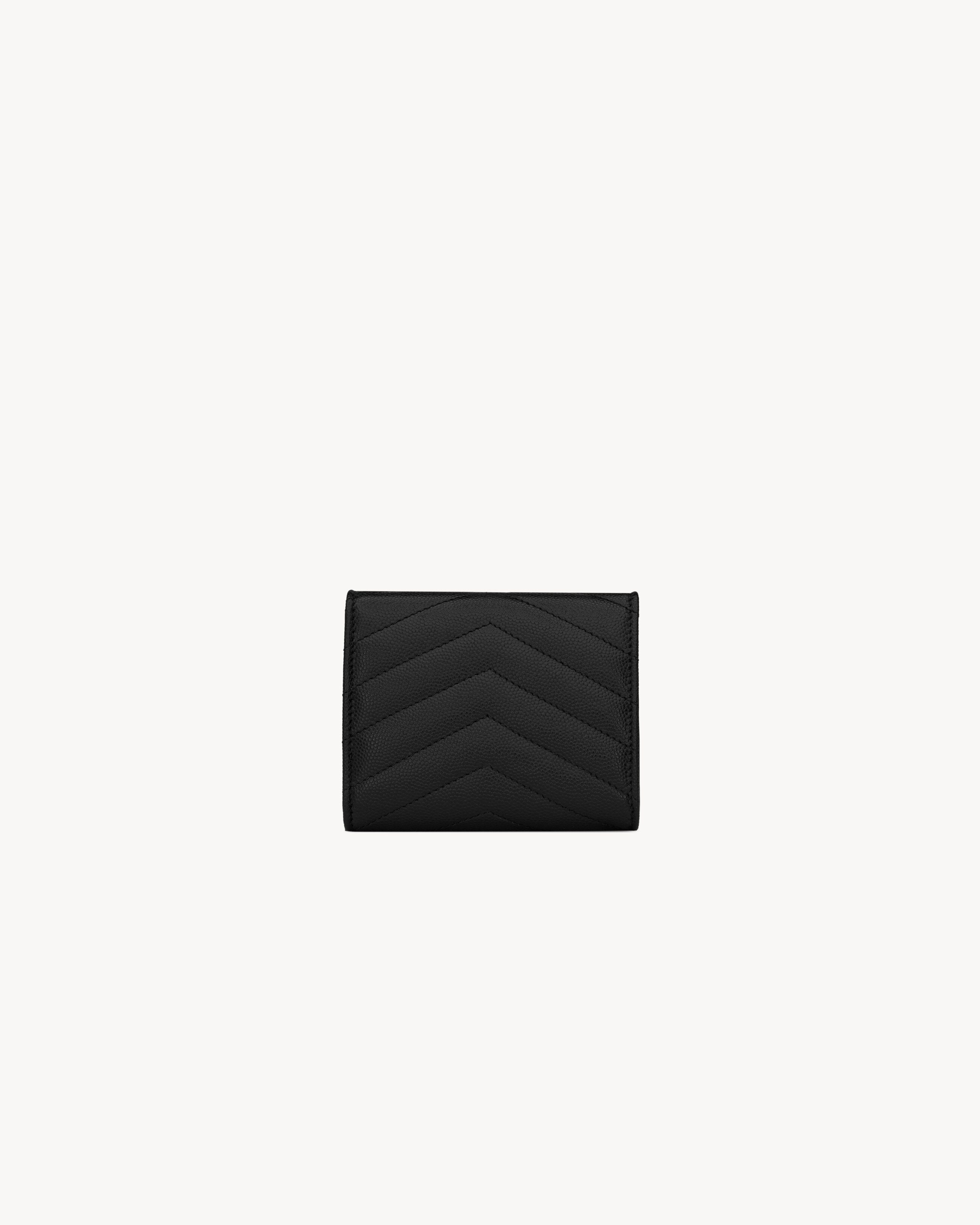CASSANDRE MATELASSÉ MULTI-FOLDED WALLET IN GRAIN DE POUDRE LEATHER