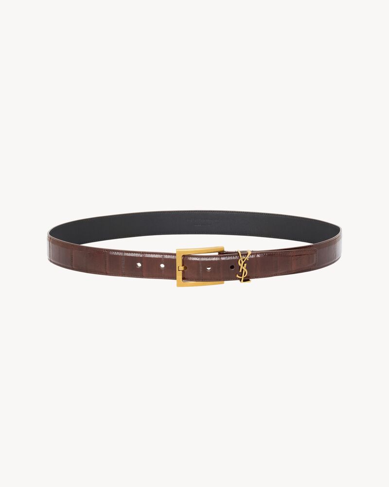 CASSANDRE belt in eel