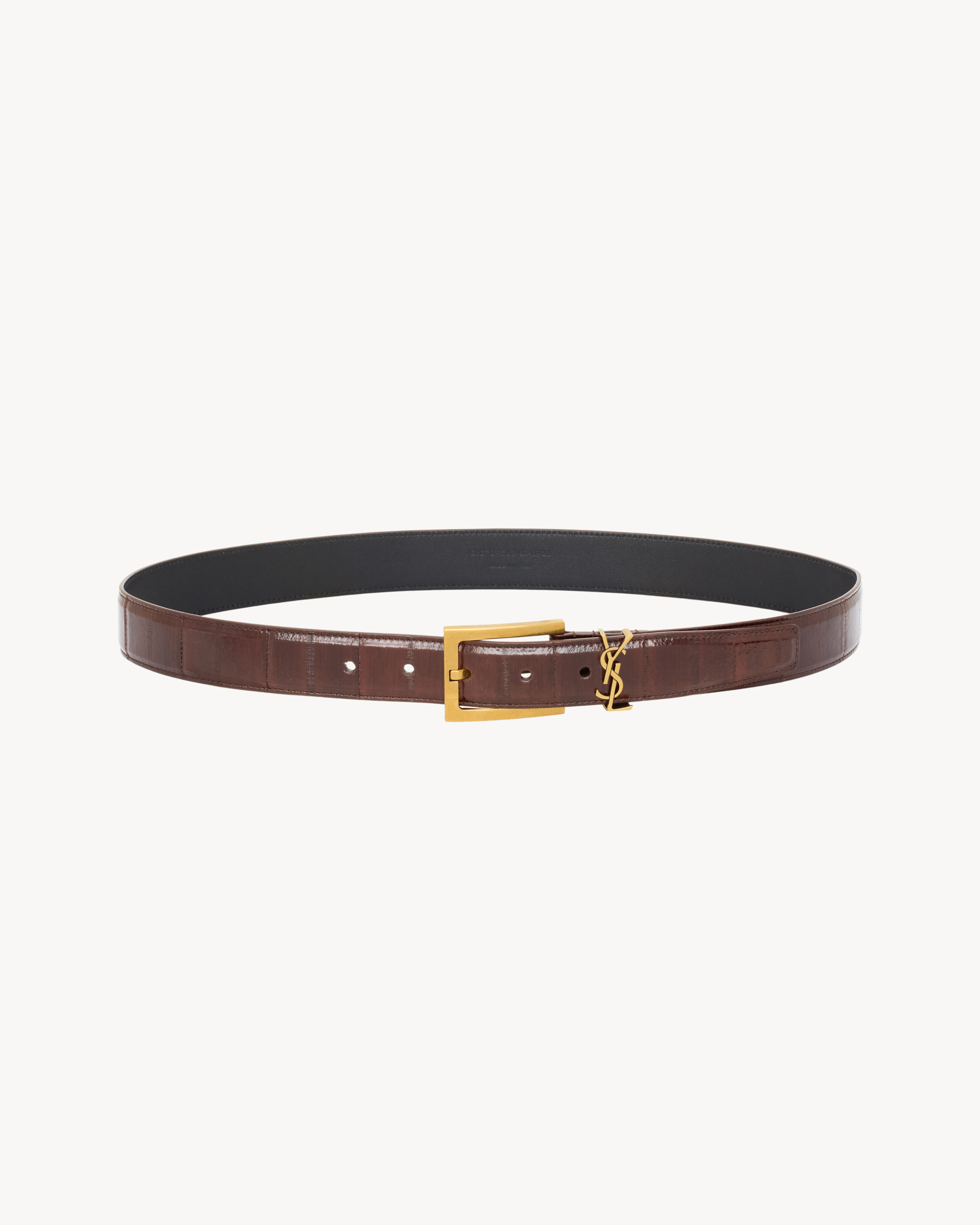 CASSANDRE belt in eel