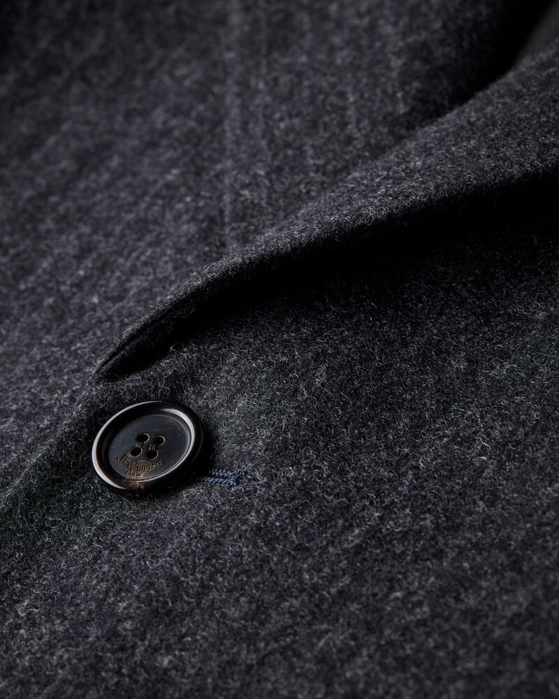 40's single-breasted jacket in pinstripe brushed wool felt