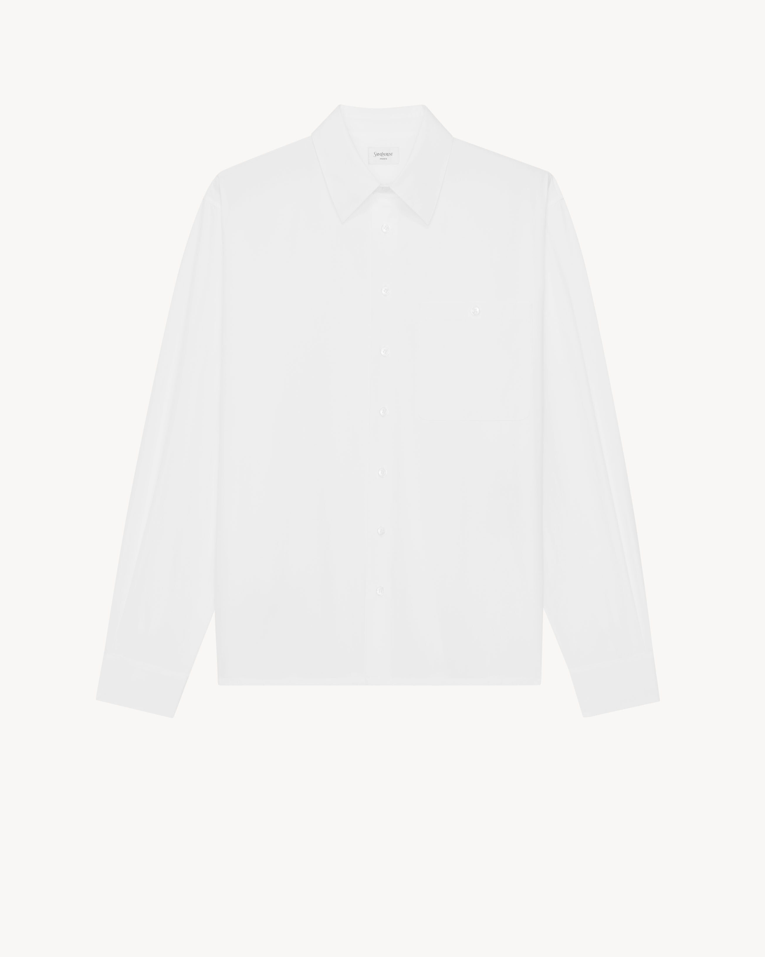 shirt in silk poplin