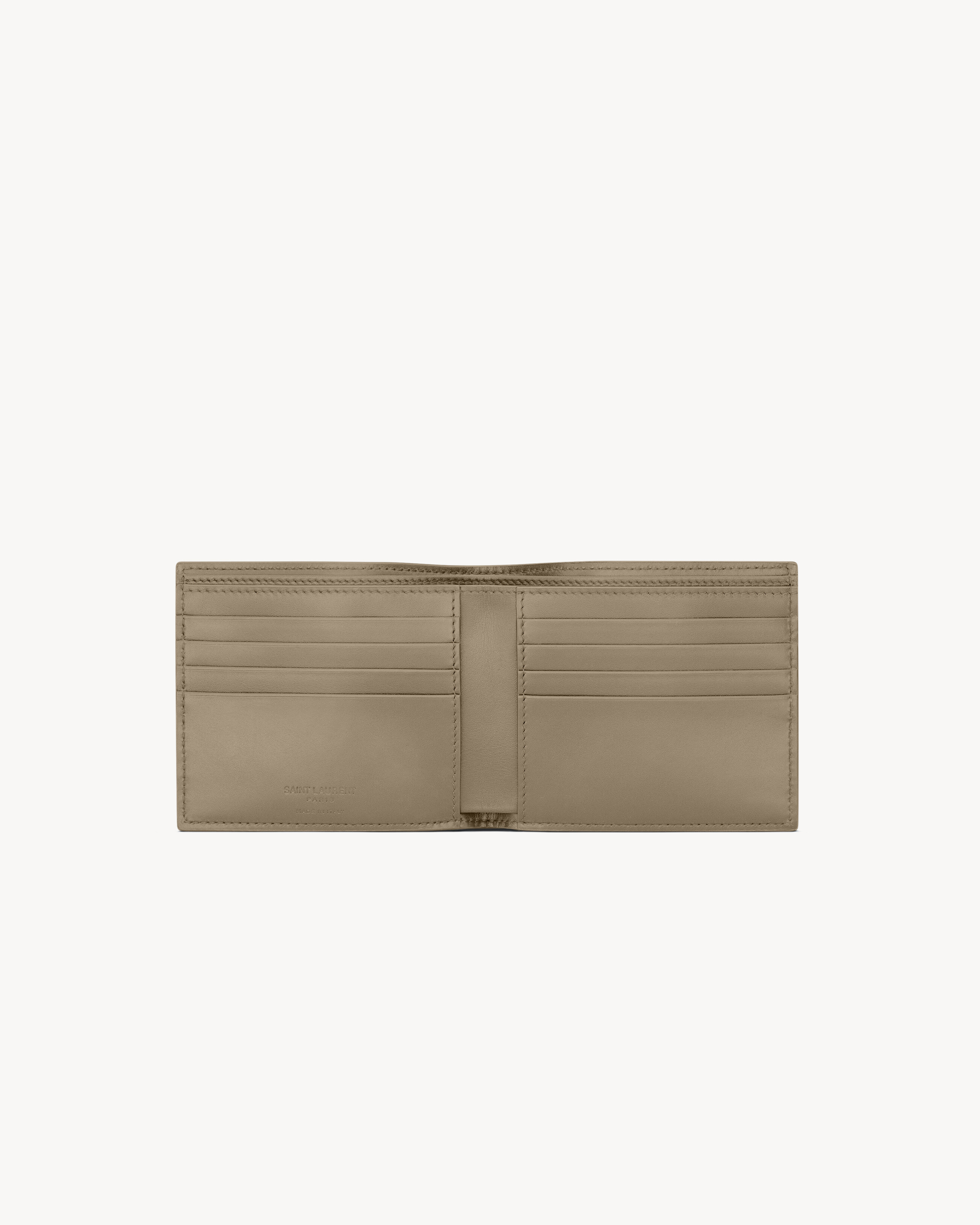 SAINT LAURENT PARIS East/West wallet in smooth leather