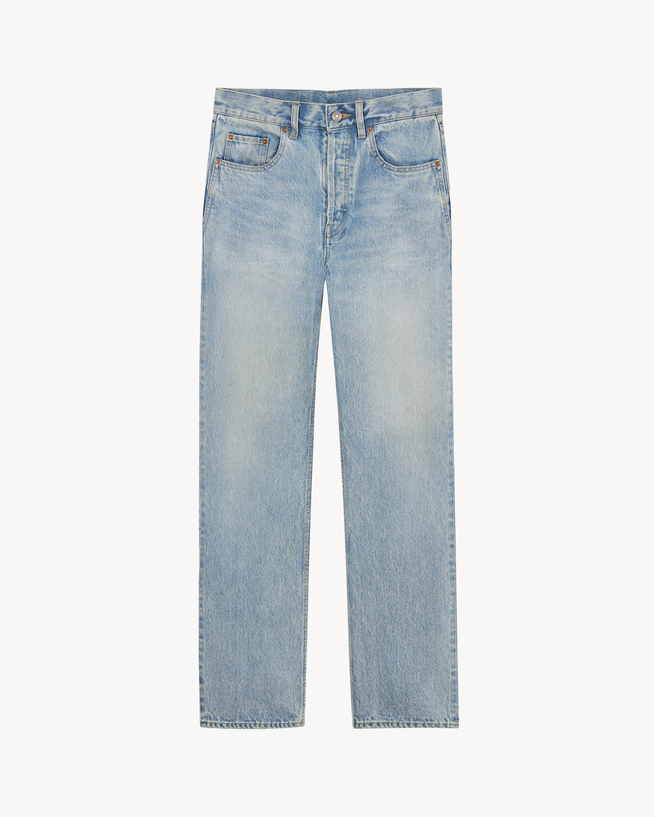 loose jeans in south blue denim