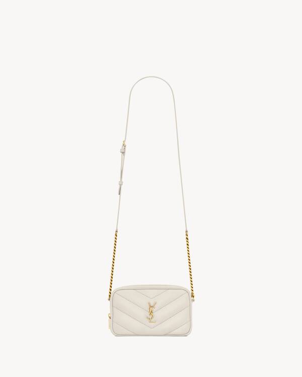 Minibolso cámara LouLou de piel de cordero