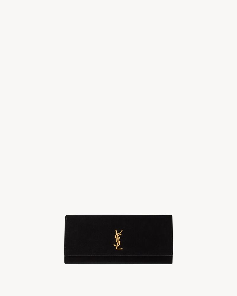 KATE CLUTCH ON CHAIN IN SUEDE