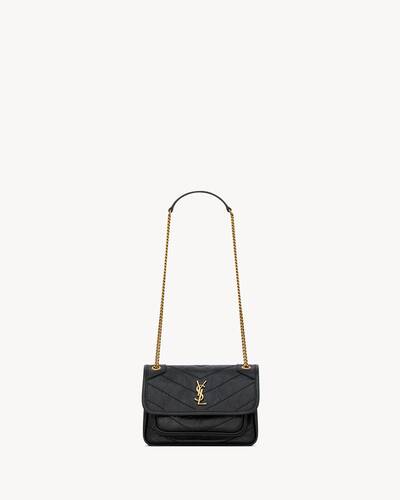 ニキ ミニ（ヴィンテージレザー） ブラック | Saint Laurent | YSL JP