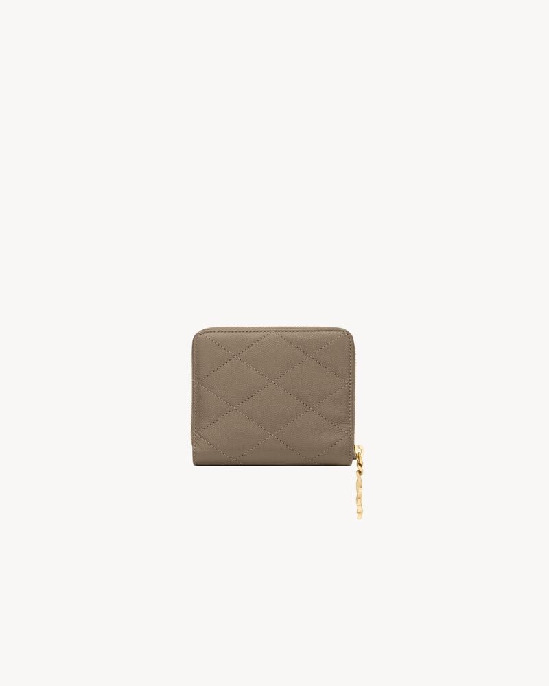 CASSANDRE BIJOU compact wallet in GRAIN DE POUDRE leather