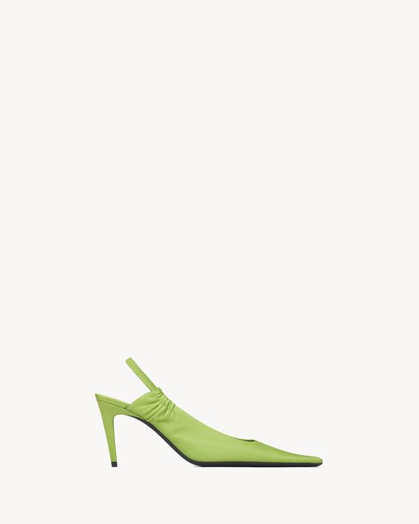 ANNE-MARIE slingback pumps in smooth leather