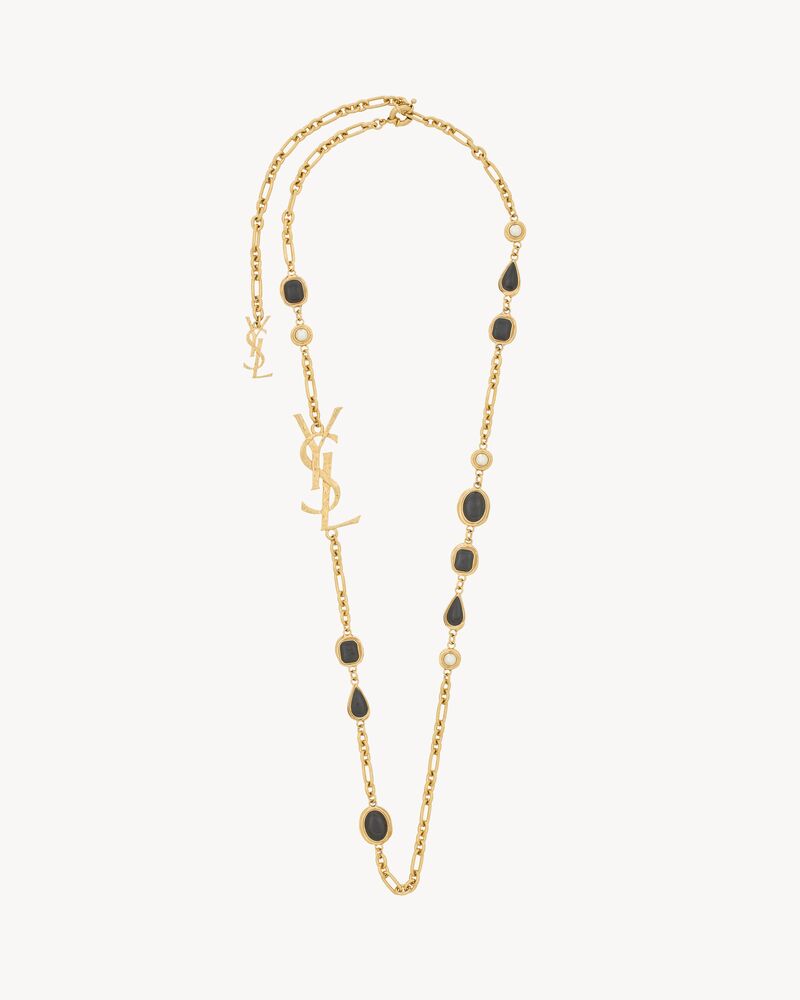 CASSANDRE necklace in enamel, resin, and metal