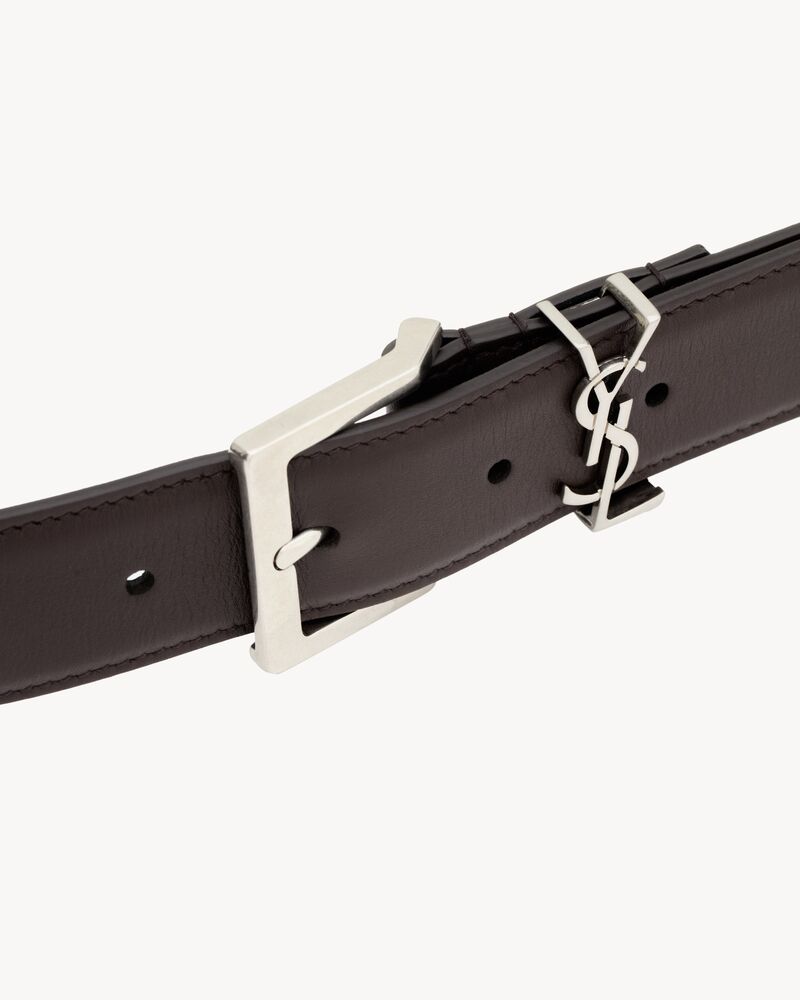 CASSANDRE VADIM belt in smooth leather