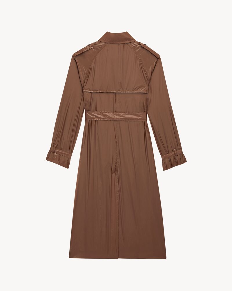 Yves Saint Laurent 金ボタン トレンチコート M ネイビー Yves Saint