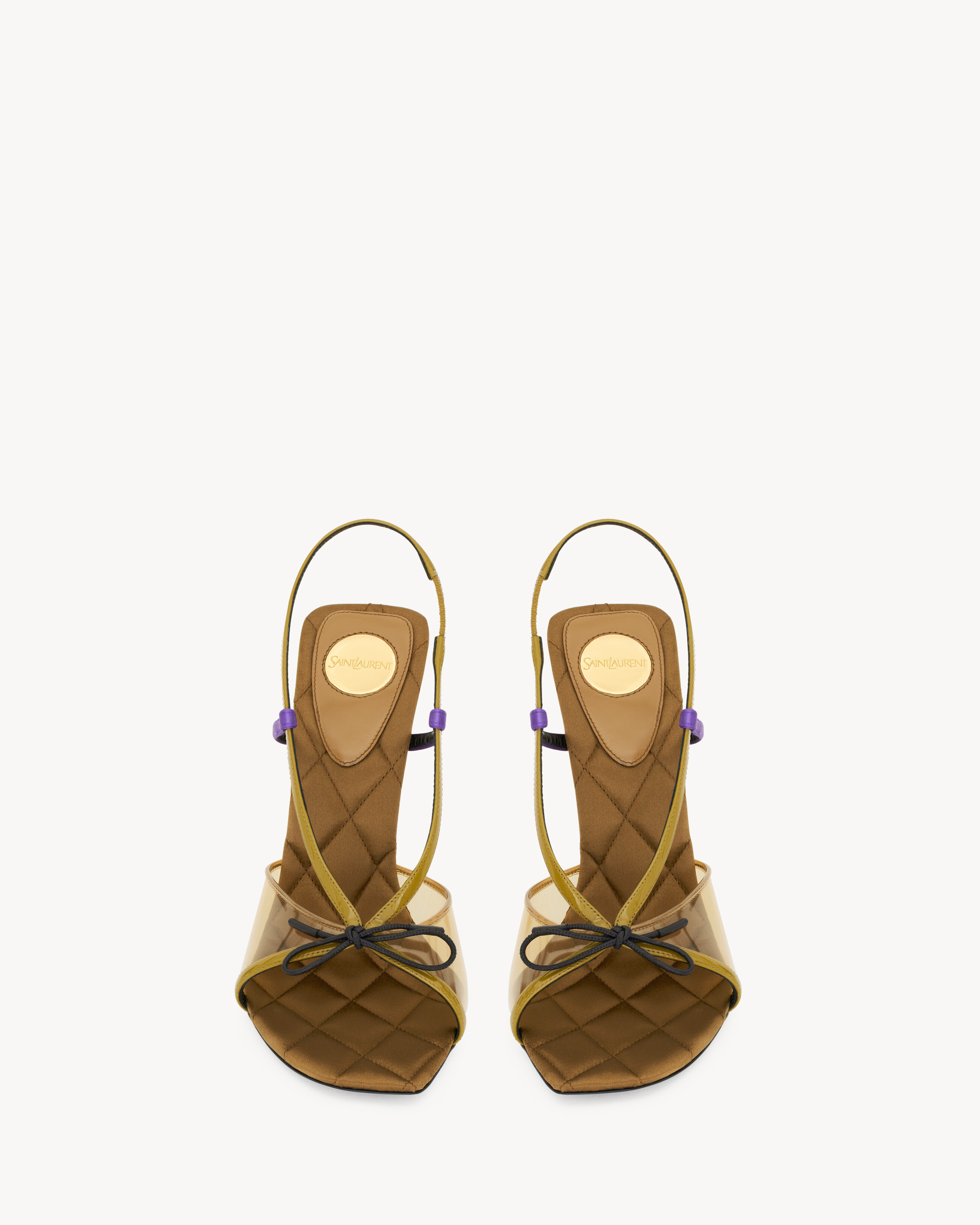 JEAN sandals in TPU and satin