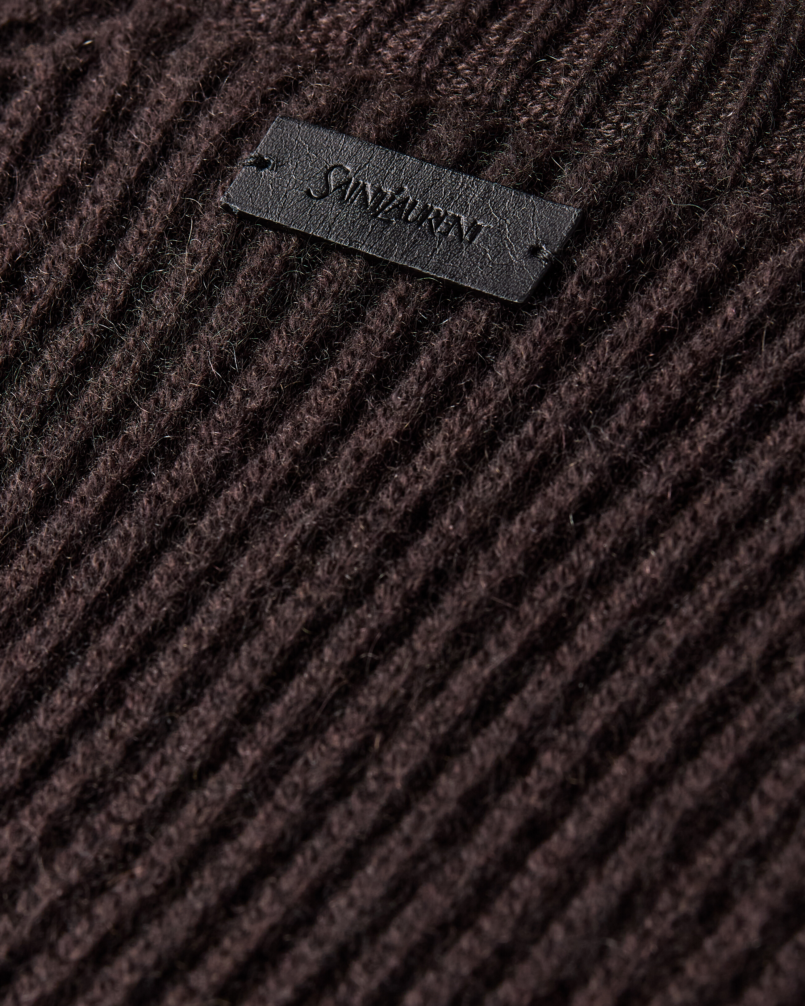 sweater in rib-knit cashmere