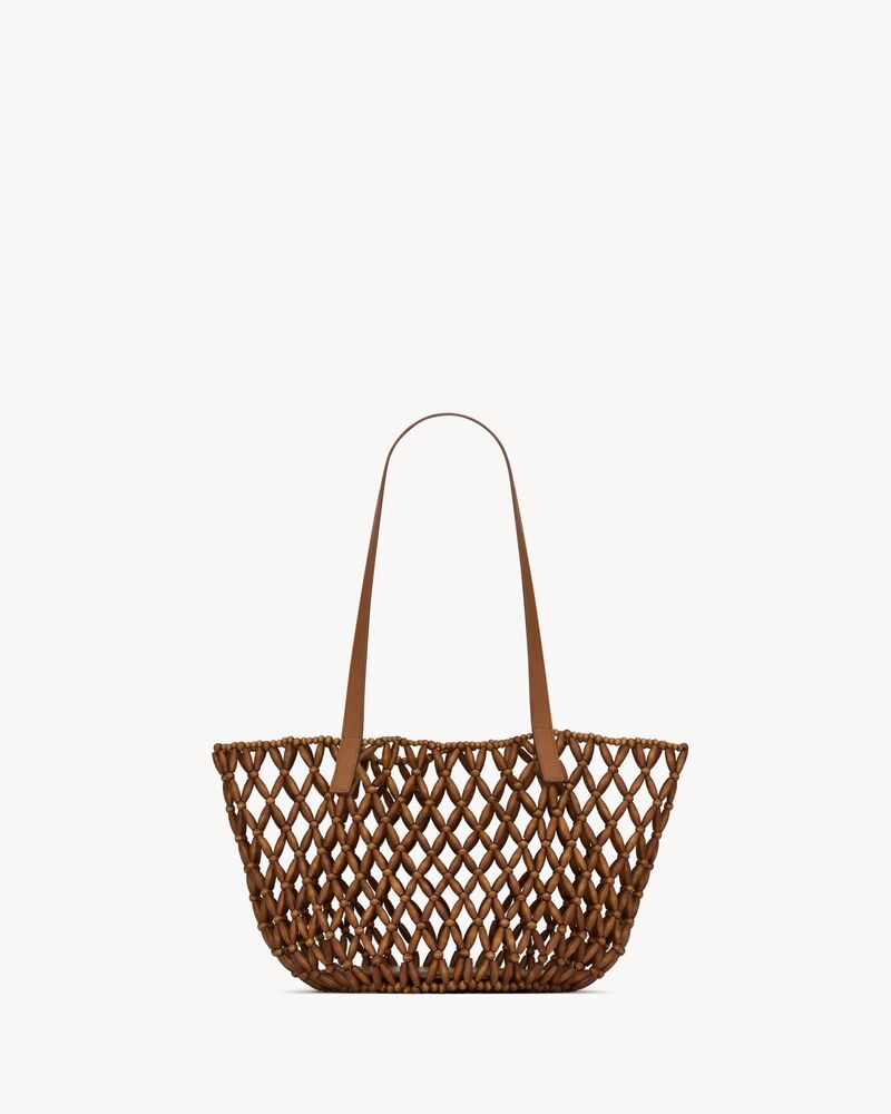 PANIER small in wood beads