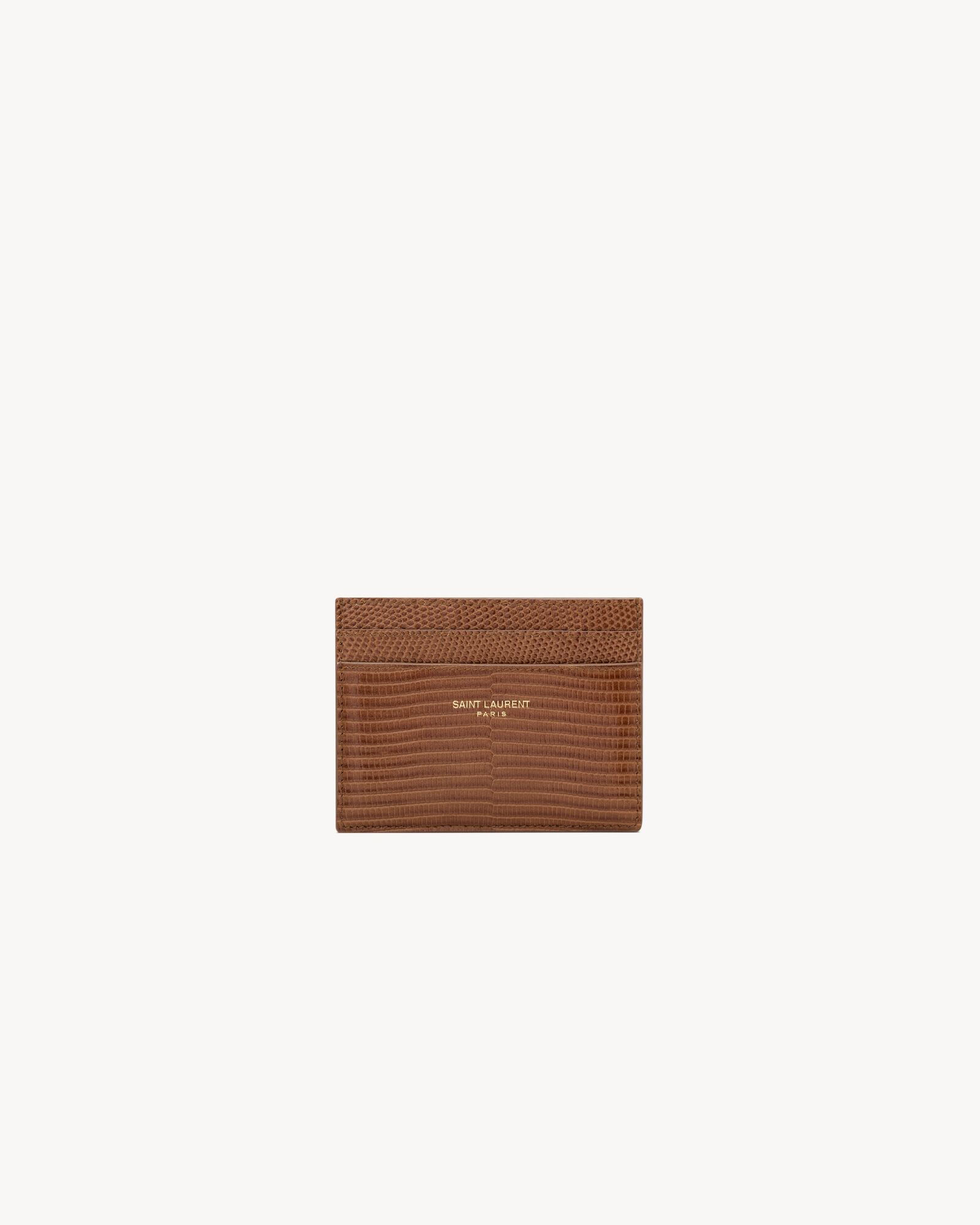 PARIS card case in lizard — 375946EABNY2311