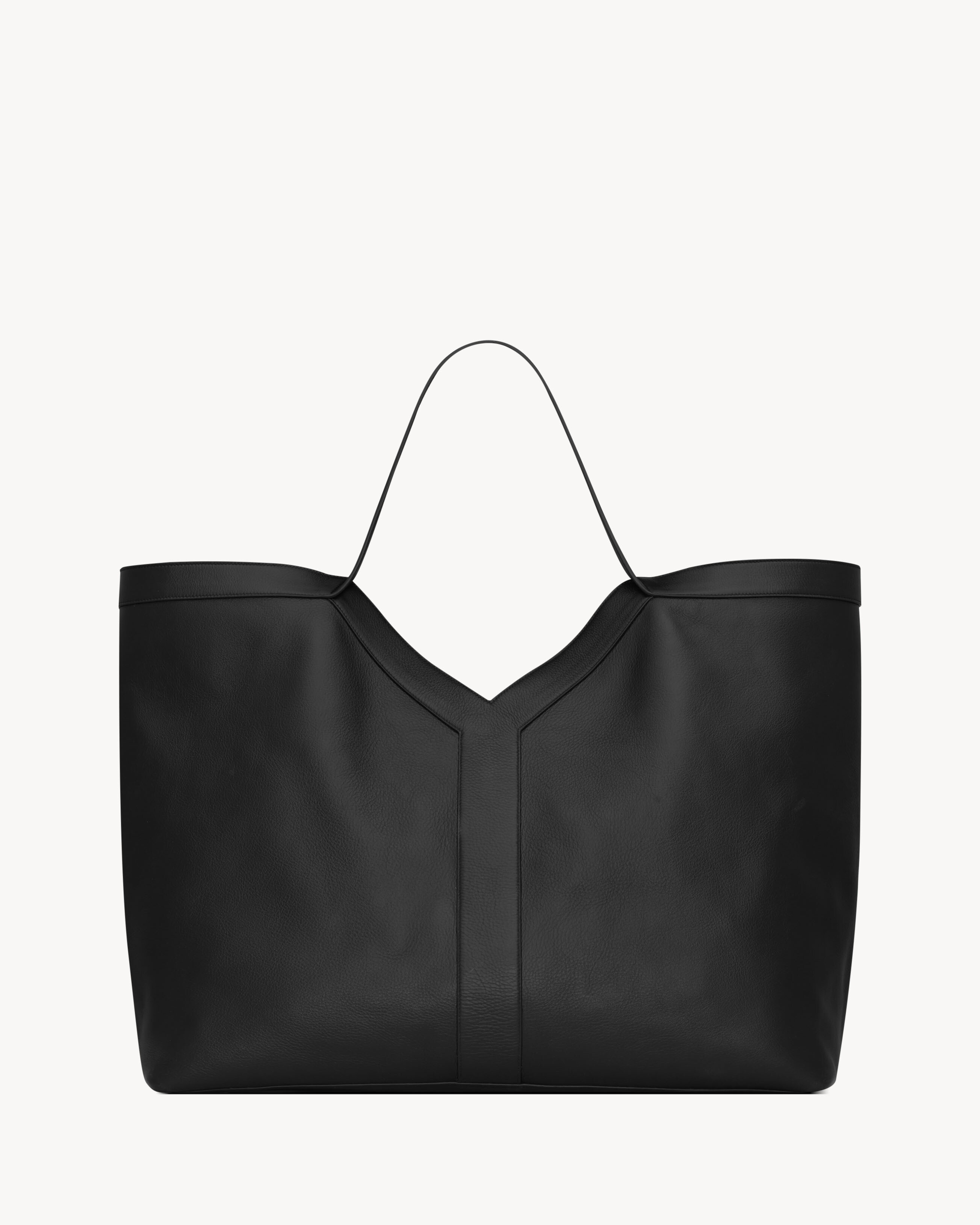 Y MAXI TOTE IN LEATHER