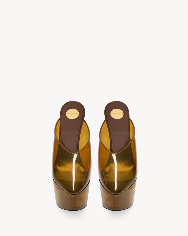 Mules de plataforma Whisky de poliuretano termoplástico