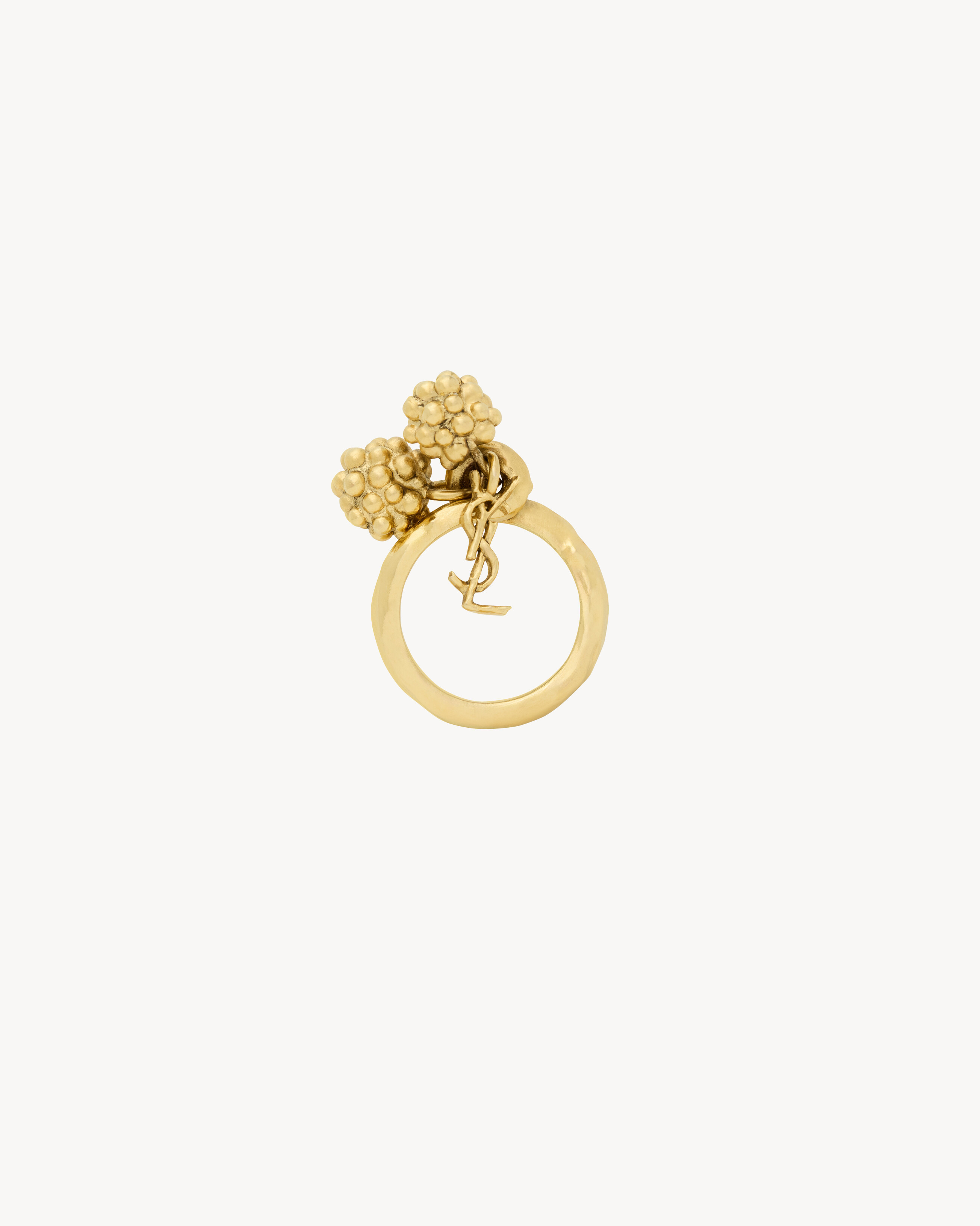CASSANDRE Ring mit Beeren-Charm aus Metall