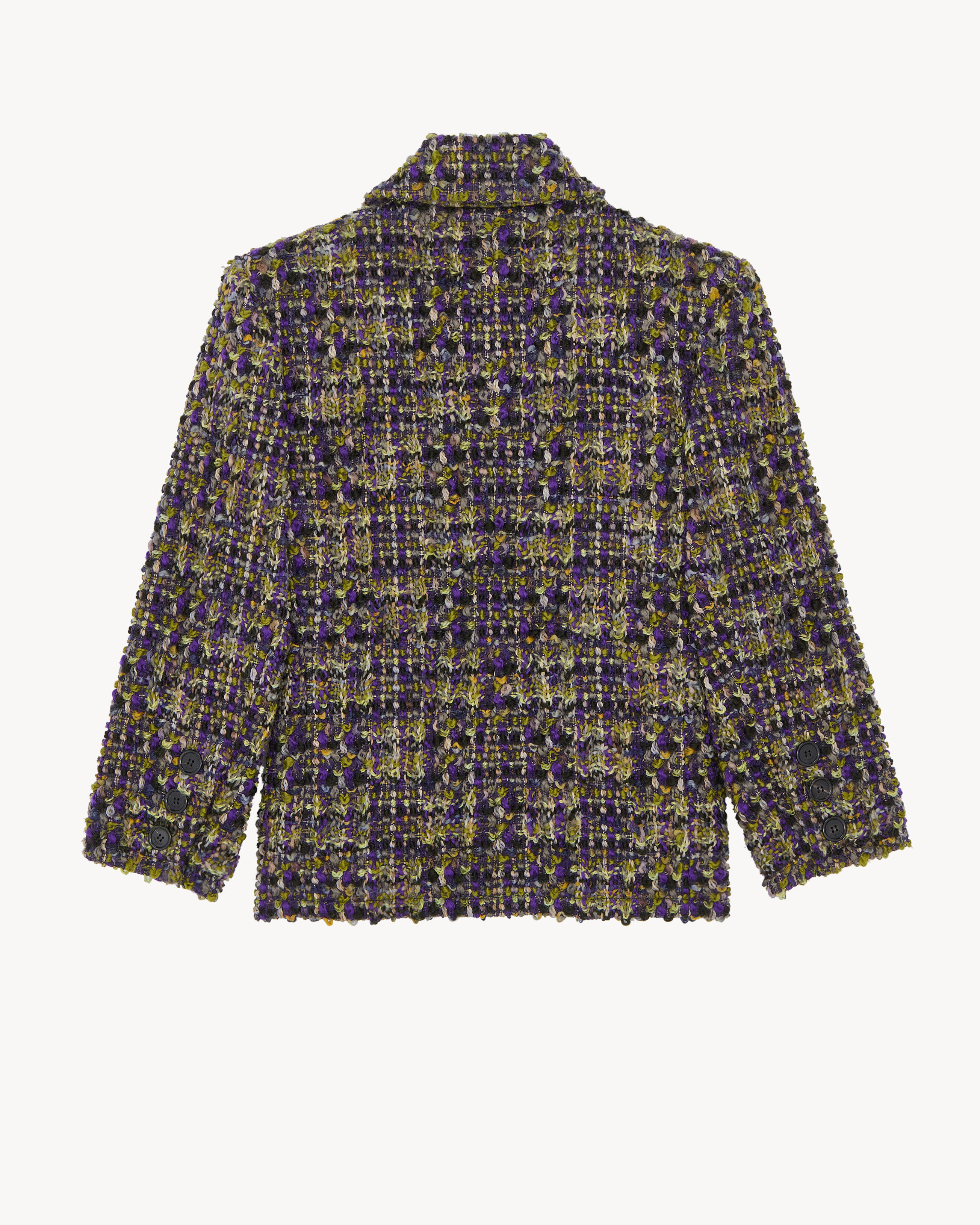 single-breasted jacket in tweed