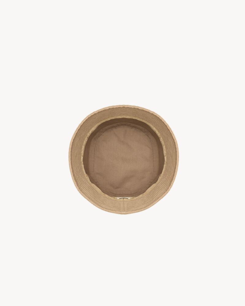 CASSANDRE bucket hat in canvas