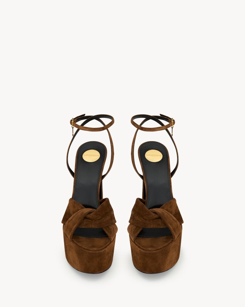 FRANCIANE platform sandals in suede