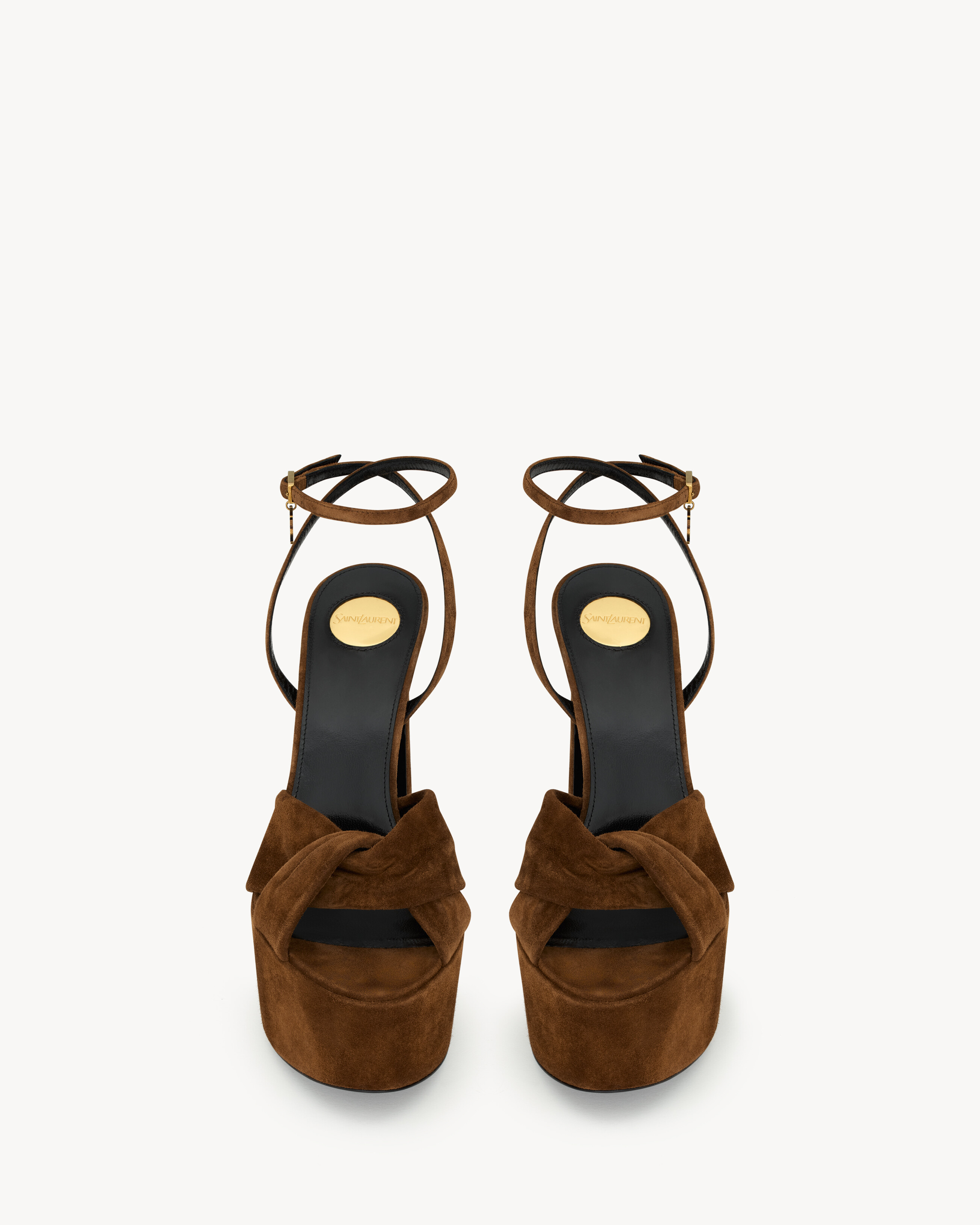 FRANCIANE platform sandals in suede