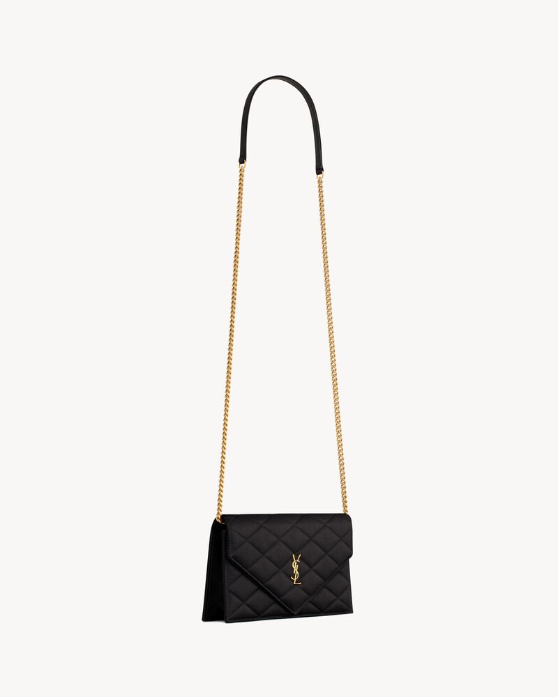 パリ チェーンウォレット（サテン） ブラック | Saint Laurent | YSL