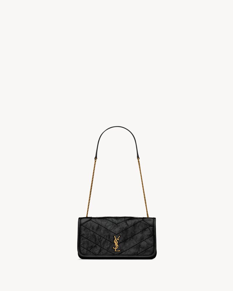 NIKI chain pouch in vintage leather