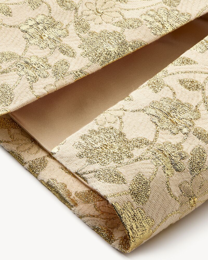 brocade midi skirt
