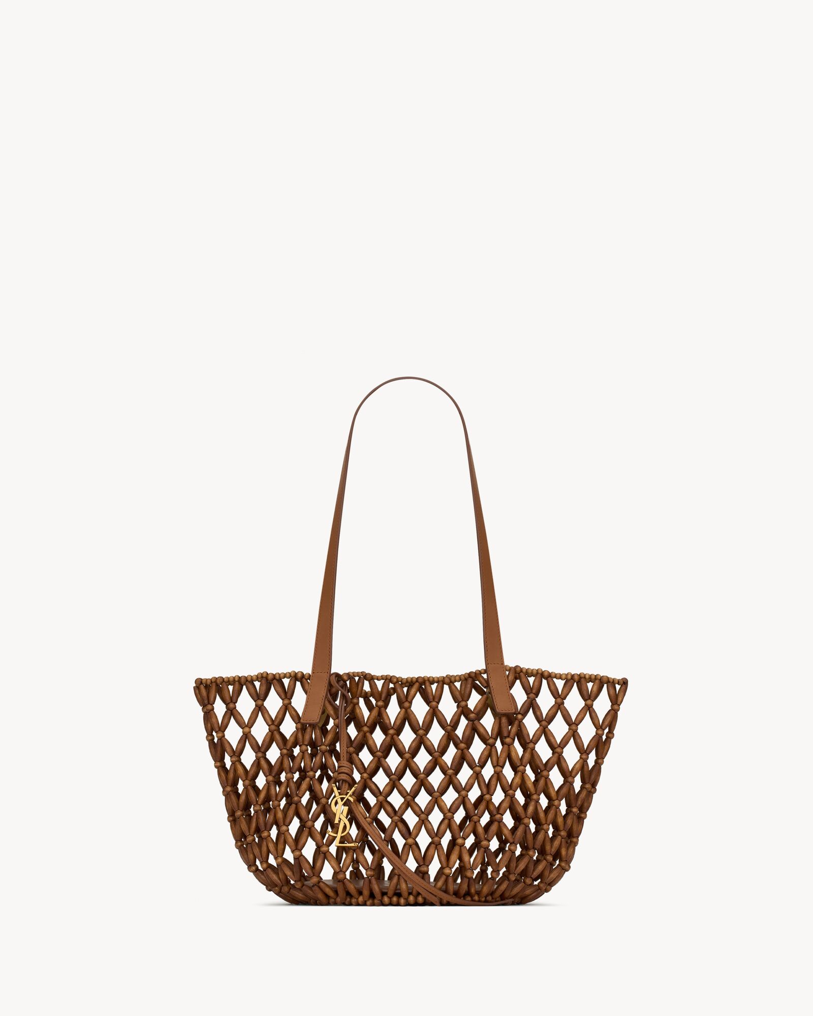 PANIER small in wood beads — 862075KAAAZ9384