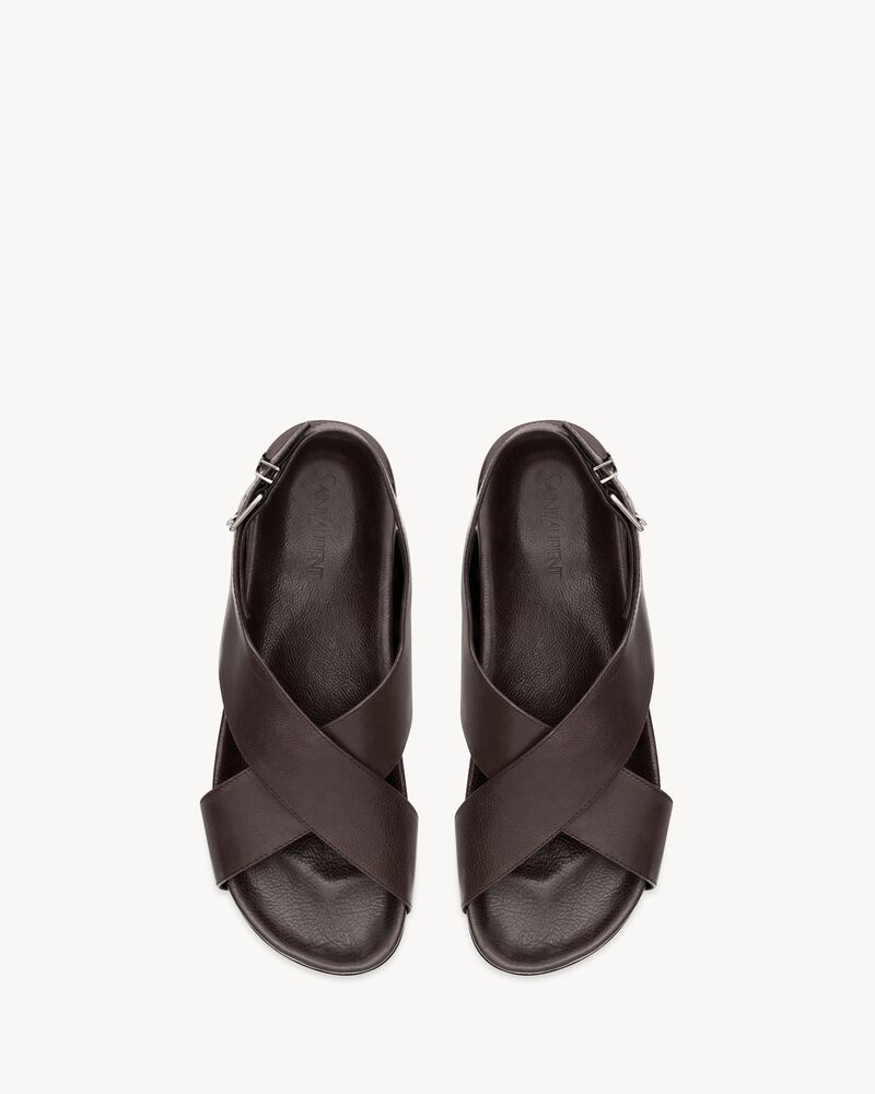 HELIOS sandals in grained leather