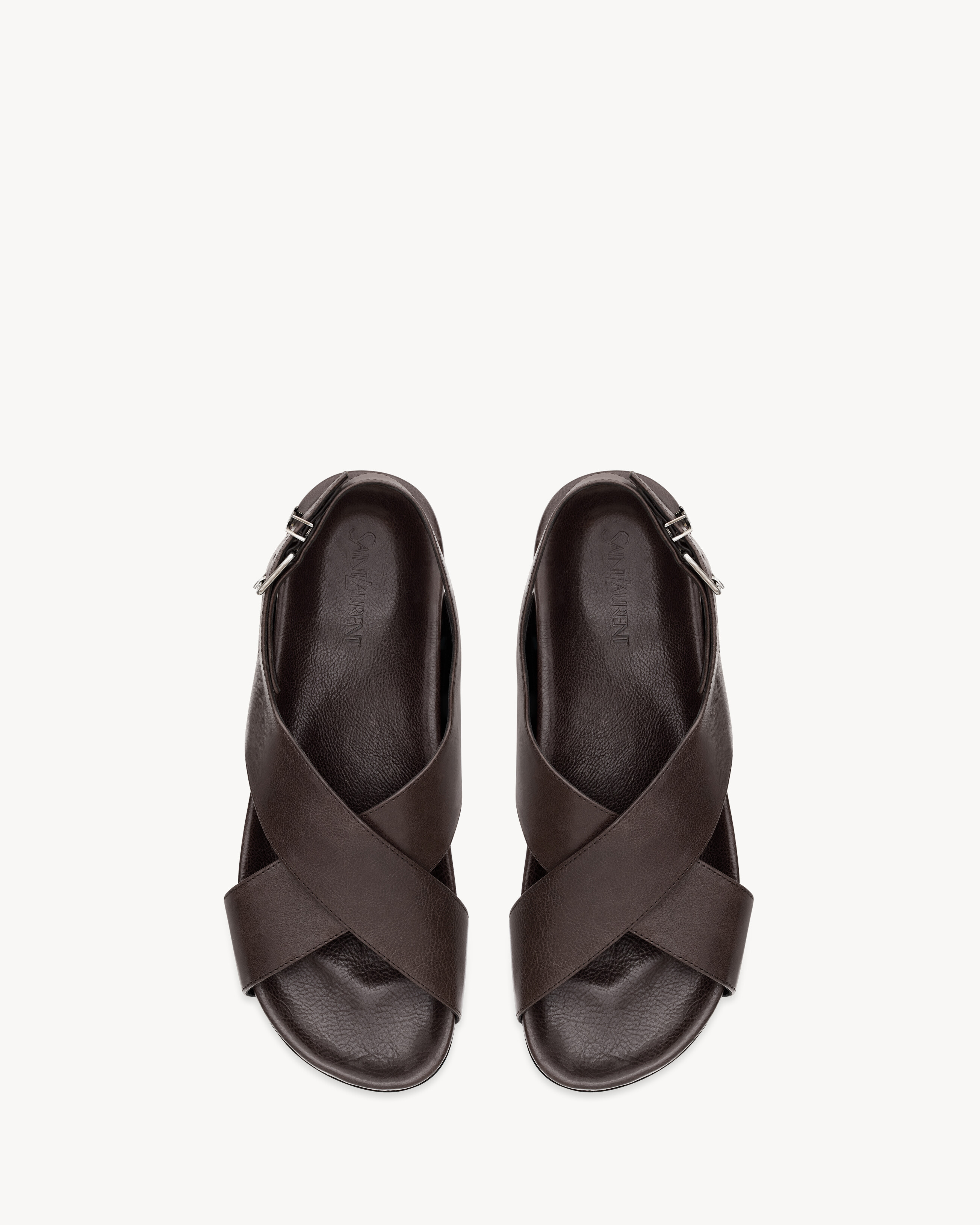 HELIOS sandals in grained leather